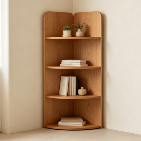 Corner Small Bookshelf